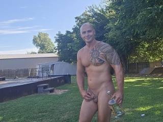 naked outside