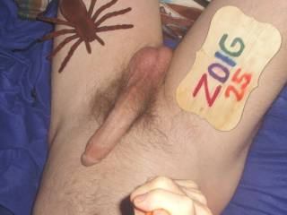 A selfie of my erection as I come to life after hibernating on my bed... One of my Sony W290 camera`s was used.