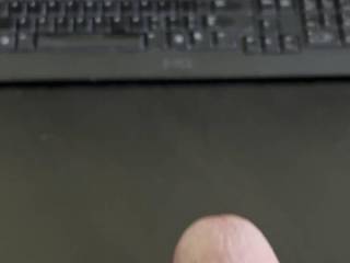 Wish I could cum on this sexy pussy for real!  Mrs. Petehoop7 wanted a sample of my cum, so how could I say no?