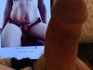 Hot tribute for this fine woman!! She gets my cock throbbing thinking about sucking on those big nipples as I thrust my thick cock deep inside her!!