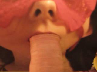 another deepthroat facefuck blowjob for my favorite cutie submissive with undies on her face