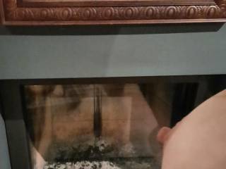 Fireplace mirror fun