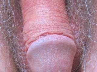 Another close up of my wrinkling dick with my fluid thread-3 droplets are hanging...September 2025...S95 camera was used.