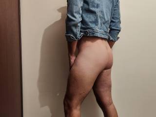 I found my old denim jacket. Do you think it still fits me?