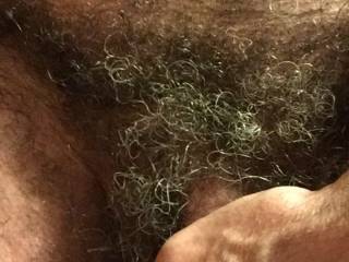 My thick dark hairy bush