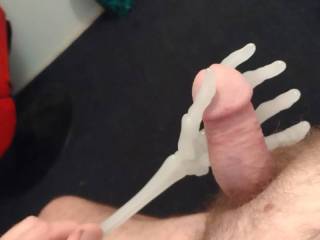 Happy Halloween 2026.  I found this little friend and gave myself a boney hand job 

Mmmmm, my bone is so happy
