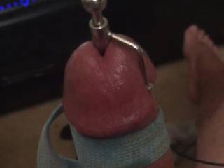 Estim with a cum stopped load was so massive the cum stopper couldn\'t stop it!