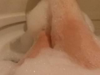Bubble bath mermaid