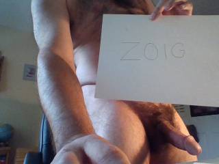 My real zoig cock for all the ladies to enjoy!