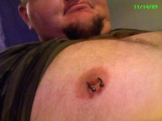 my nipple ring