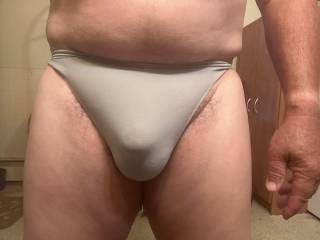 Wearing my panties