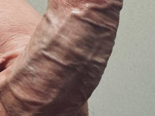 My big thick veiny cock - anyone like to help remove its contents?