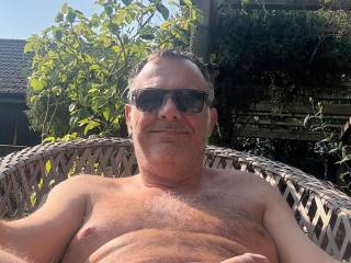 Naked in the garden