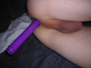 Because I like girls taking it anal, I've to try myself! Wonder were my G-spot is? Think I can have it complete in it!