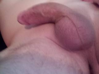 I just shaved and my cock and balls are so smooth!!.