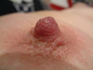 close up of my wifes nipple