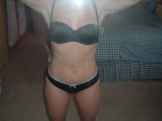 My bra and panties, u like?