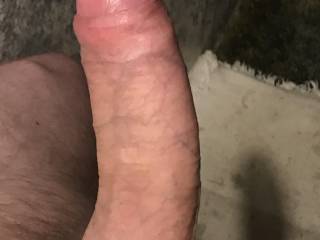 Getting ready to fuck my wife\'s face. Who else would want this hard cock to fuck their face?