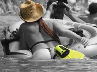 we love seeing you in the river...or in as little as possible ;)