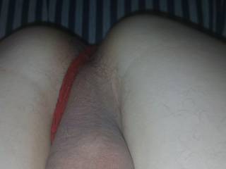 My turn to wear her thong