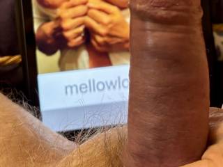 Mmmmm just showing my appreciation to the gorgeous Mellowlover and her luscious beautiful body. 😛❤️‍🔥💦💦💦💦💦💦💦❤️‍🔥 Thank you so much for the amazing photo.