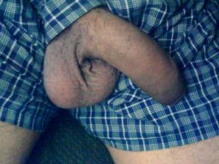 Very hot pic...big juicy balls, big thick cock....mouth watering