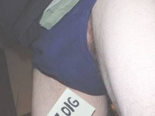 Another standing view of my underwear and a sneak peak of my skin behind  the underwear