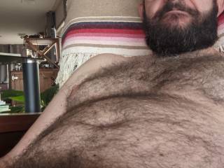 Naked and relaxing