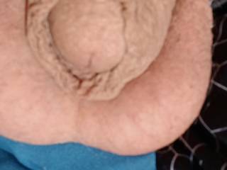 Chilly morning sun feels so good on my ball\'s  mmm