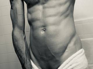 Are you taking the towel off or am I?