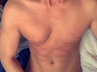 Selfie masturbating.