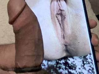 Hot tribute for HotwifeLife!! Her hot married pussy looks so good to me!! I wanna take the head of my cock and run it up and down her pussy lips until she’s begging to feel me inside her! Let’s fuck!!