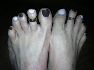 For my foot fetish friends...what color would you like next? I\'ll do it for YOU...Lily :)