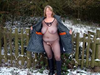 Flashing in the snow