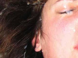cum on the eye