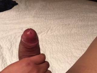 Playing with my cock
