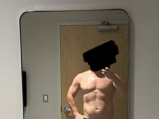 after shower photo