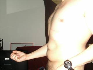 Fooling around naked, any cheesy pose u'd  like to see?
