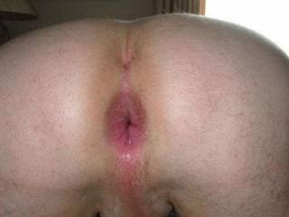 My butthole after my BF wore me out for an hour... I\'m ready for more!