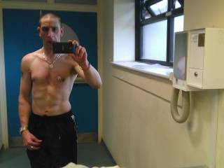 Me after the gym