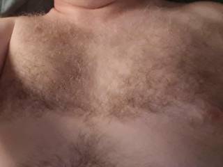 My hairy chest, so you like or prefer smooth:)