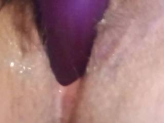 Come and watch my pussy get really creamy and see my cum, fucking my self with my purple dildo.. hmm it feels so good and my pussy certainly agrees ,anyone want a taste?