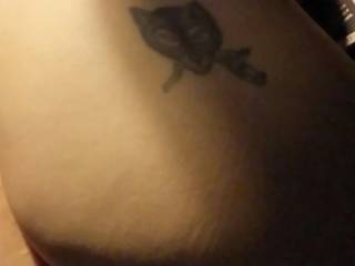 The tattoo on my right butt cheek.