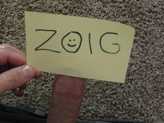 My first cock-shot for Zoig!