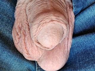 Letting it all hang out enjoying outside cock playing