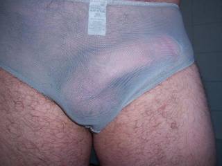 mmmm, sheer panties with a hard cock in them...always good.