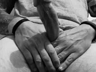 Popped up between my hands... Kiss the tip?