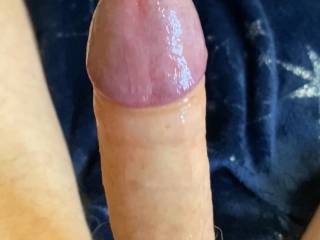 I think \'He\' is about ready for you just to slide down onto him.