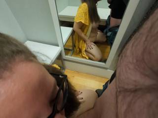My little dressing room slut