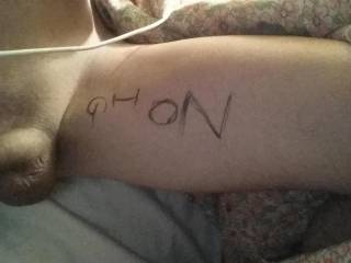 I wrote zoig on my leg so you know its real